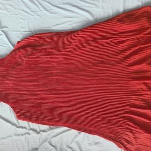 NEVER WORN burnt orange high neck dress